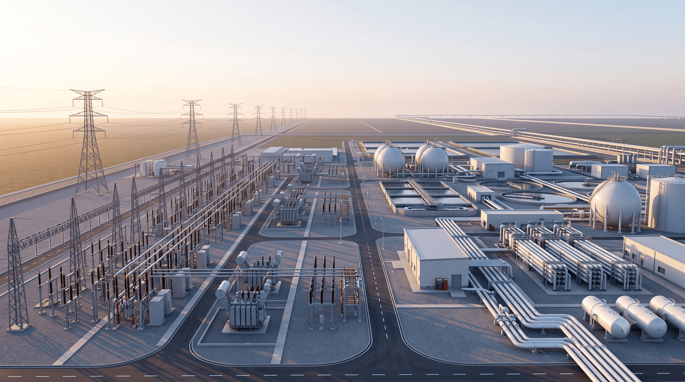 Utility-scale energy infrastructure