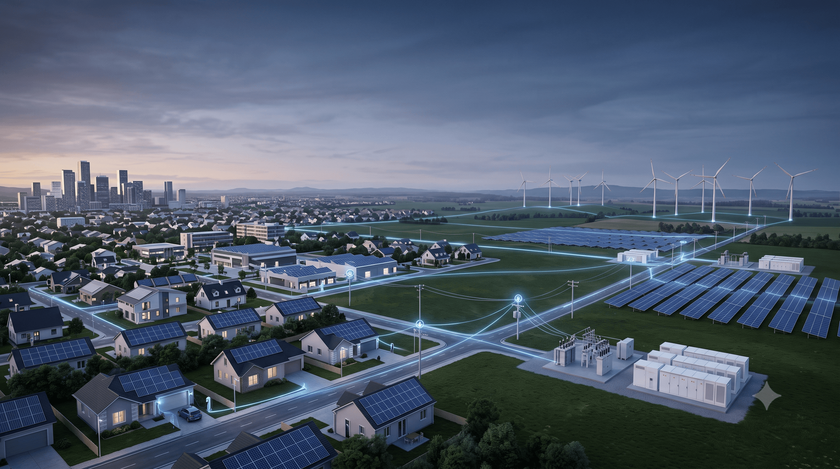Virtual power plant fleet